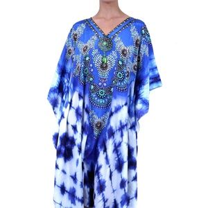 Tie Dye Kaftan-Designer Kaftan for Sale Caftans